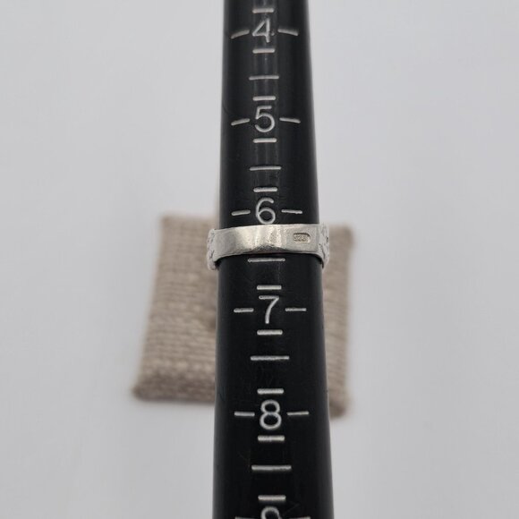 Size 6.25 Sterling Silver Jesus On The Cross Religious Ring A3969 - Picture 6 of 8